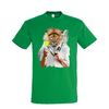 t-shirt homme lion vert