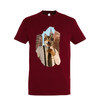 t-shirt homme loup chili