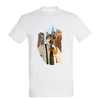 t-shirt homme loup homme loup blanc