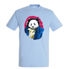 t-shirt homme panda bleu ciel