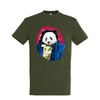 t-shirt homme panda dark kaki