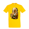t-shirt homme cheval jaune
