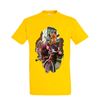 t-shirt jaune homme girafe