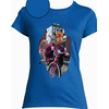 t-shirt girafe bleu roy femme