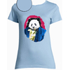 t-shirt panda bleu ciel