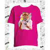 t-shirt lion fushia enfant