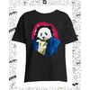 t-shirt panda noir enfant