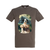 t-shirt chien courtisane - homme zinc