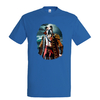 t-shirt chien pirate - homme bleu royall