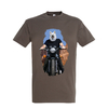 t-shirt moto chien zinc