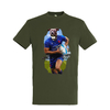 t-shirt chien rugby homme dark kaki
