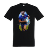 t-shirt chien rugby homme noir