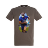 t-shirt chien rugby homme zinc