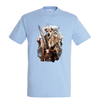 t-shirt bleu ciel homme viking