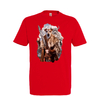 t-shirt rouge homme viking