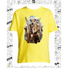 t-shirt jaune chien viking enfant