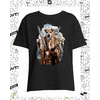 t-shirt noir chien viking enfant