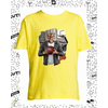 t-shirt jaune  tigre enfant