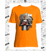 t-shirt orange  tigre enfant