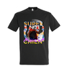 t-shirt chien super chien- homme  gris souris