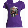 T-shirt violet tigre  femme