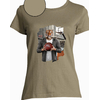 T-shirt kaki tigre   femme