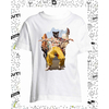 t-shirt panthere hip-hop blanc enfant