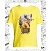 t-shirt panthere hip-hop jaune enfant