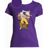 T-shirt violet femme