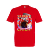t-shirt chien super chien- homme  rouge