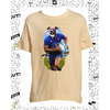 t-shirt sable chien rugby enfant