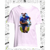 t-shirt rose chien rugby enfant