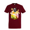 t-shirt chien fleur - homme chili