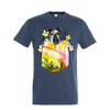 t-shirt chien fleur - homme jeans
