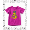 t-shirt enfant fushia motif berger australien
