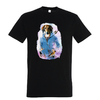 t-shirt chien oiseaux - homme  noir