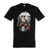 t-shirt chien basket - homme  noir