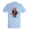 t-shirt chien velo- homme  bleu ciel