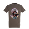 t-shirt chien velo- homme zinc