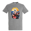 t-shirt chien ukulele- homme gris
