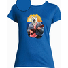 T-shirt bleu roy ukulele femme