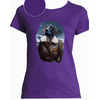 T-shirt violet aviatrice  femme