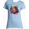 T-shirt bleu ciel femme heroine