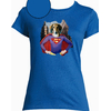 T-shirt bleu roy  femme heroine