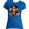 t-shirt bleu roy femme mousquetaire