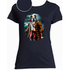 T-shirt bleu marine pirate femme