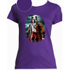 T-shirt violet pirate  femme