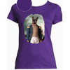 T-shirt violet empire  femme