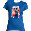 T-shirt bleu roy  boxeuse femme
