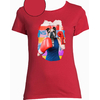 T-shirt rouge boxeuse femme